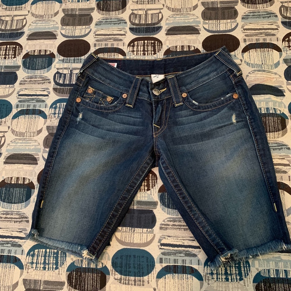True Religion jean shorts